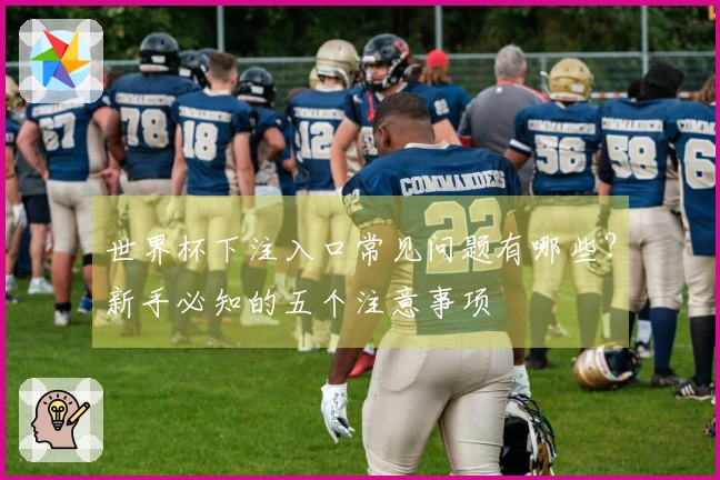 世界杯下注入口常见问题有哪些？新手必知的五个注意事项
